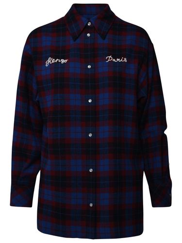 Kenzo Checked Long-sleeved Shirt - Kenzo - Modalova