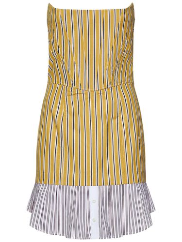 Preppy Striped Bustier Mini Dress - Dsquared2 - Modalova