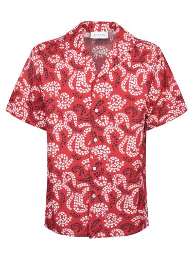 Lanvin Red Paisley Shirt - Lanvin - Modalova