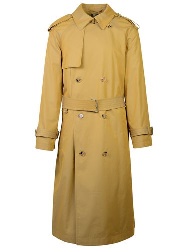 Burberry Beige Cotton Trench Coat - Burberry - Modalova