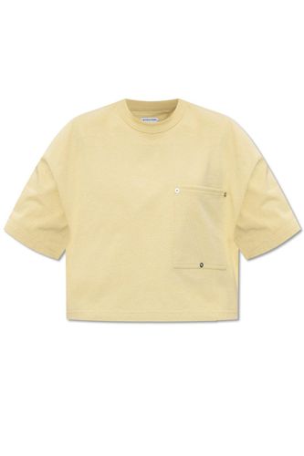 Pocket Detailed Cropped T-shirt - Bottega Veneta - Modalova