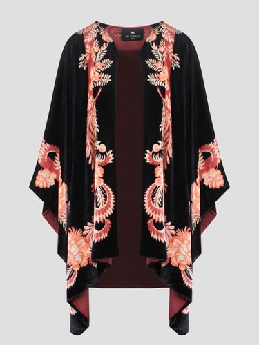 Etro Paisley Floral Poncho - Etro - Modalova