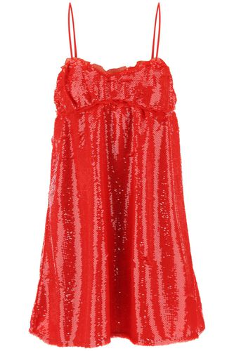 Ganni Sequin Mini Dress - Ganni - Modalova