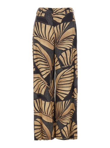 Lorenza Pants With All-over Printed Motif In Tech Fabric Woman - PT Torino - Modalova