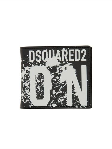 Logo-printed Bi-fold Wallet - Dsquared2 - Modalova