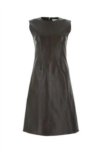 Dark Brown Nappa Leather Dress - Bottega Veneta - Modalova
