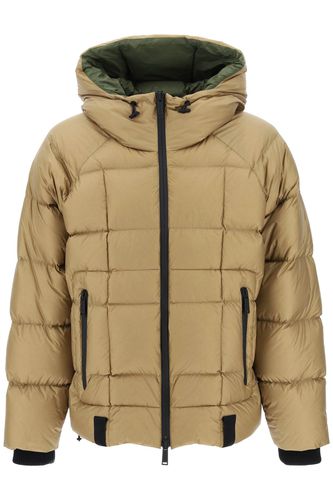 Logo Print Hooded Down Jacket - Dsquared2 - Modalova