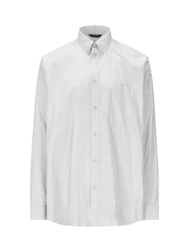 Logo Printed Oversized Shirt - Balenciaga - Modalova