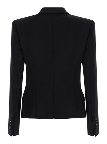 Single-breasted Jacket With Buttons Fastening In Wool Stretch Woman - Dolce & Gabbana - Modalova