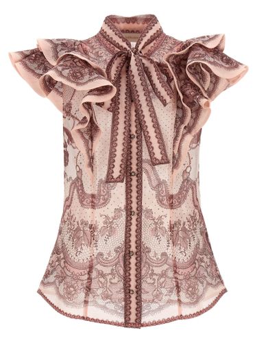 Zimmermann Crush Frilled Shirt - Zimmermann - Modalova