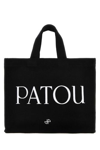 Patou Black Cotton Shopping Bag - Patou - Modalova