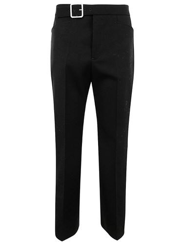 Fitted Cropped Pant With Flared Hem - Jil Sander - Modalova