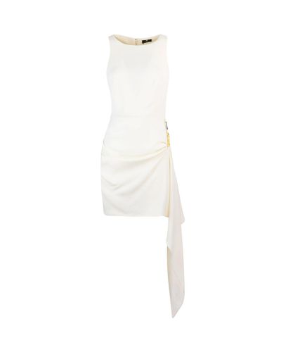 Sleeveless Draped Mini Dress - Elisabetta Franchi - Modalova