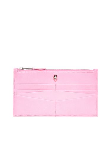 Flat Zip Skull Wallet - Alexander McQueen - Modalova