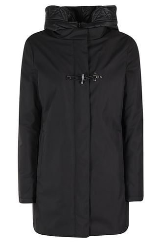 Fay Toggle Coat Db Front Staccabile - Fay - Modalova