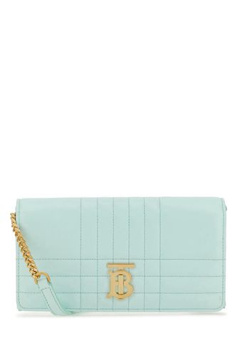 Sea Green Leather Lola Wallet - Burberry - Modalova