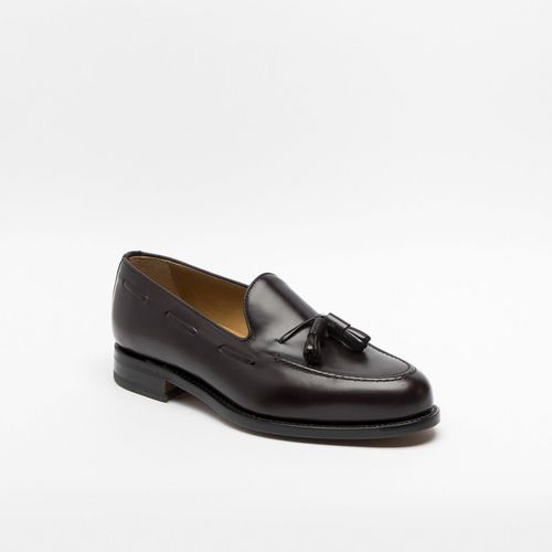 Dark Brown Polished Leather Tassel Loafer - Berwick 1707 - Modalova