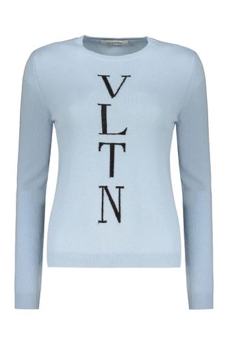 Long Sleeve Crew-neck Sweater - Valentino - Modalova