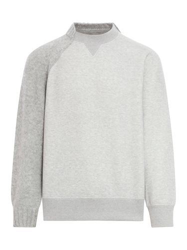 Sacai Panelled Crewneck Sweatshirt - Sacai - Modalova