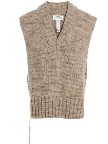 Sleeveless Knit Cape - Maison Margiela - Modalova