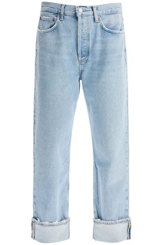 AGOLDE Used Effect Fran Jeans - AGOLDE - Modalova