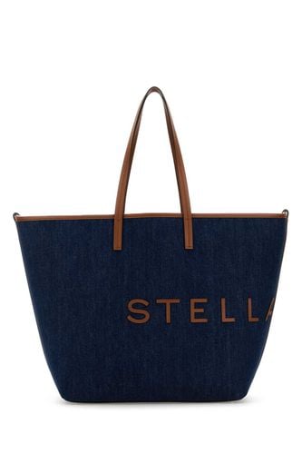 Denim Logo Shopping Bag - Stella McCartney - Modalova