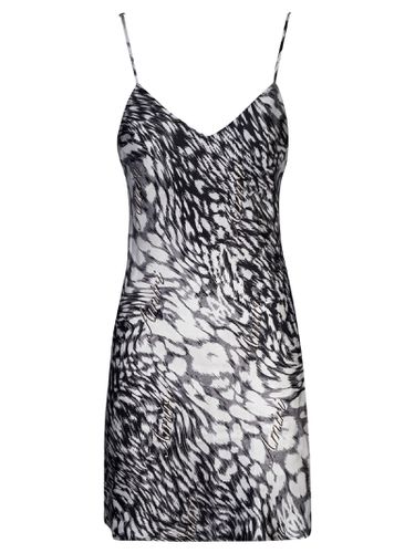 AMIRI Leopard Mini Slip Dress - AMIRI - Modalova