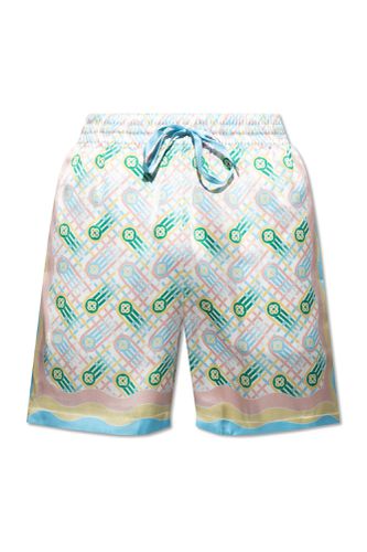 Casablanca Silk Shorts - Casablanca - Modalova