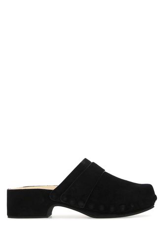 Chloé Black Suede Joy Clogs - Chloé - Modalova