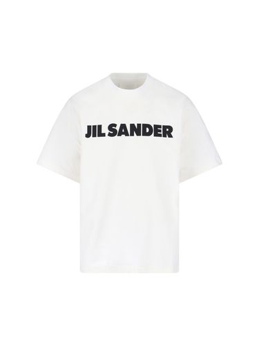 Jil Sander Logo Cotton T-shirt - Jil Sander - Modalova