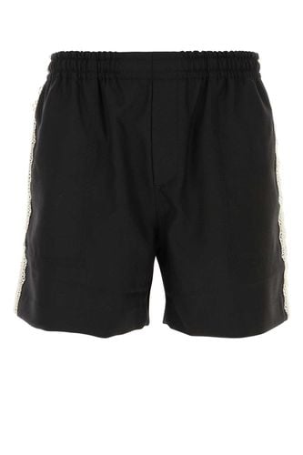 Bode Black Wool Bermuda Shorts - Bode - Modalova