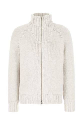 Grey Cashmere Padded Sweater - Brunello Cucinelli - Modalova