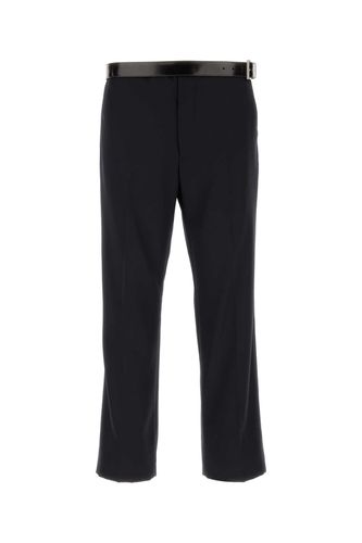 Prada Midnight Blue Wool Pant - Prada - Modalova