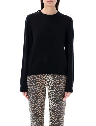 Ganni 3 Button Sweater - Ganni - Modalova