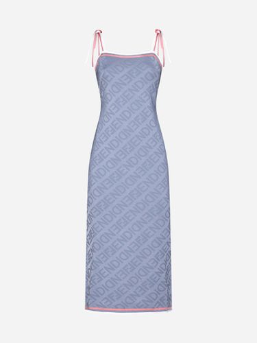 Fendi Mirror Motif Long Dress - Fendi - Modalova