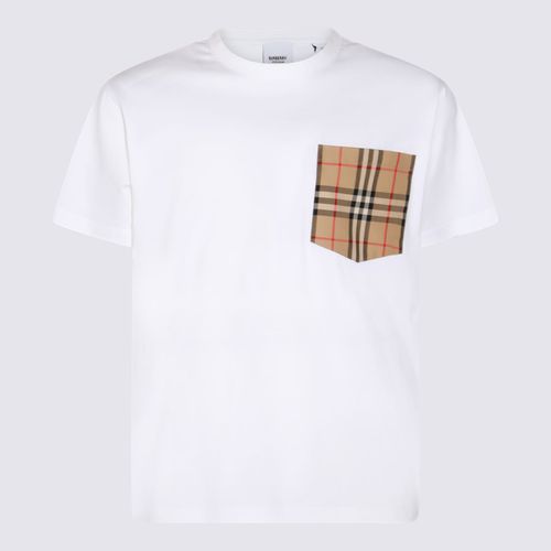 Burberry White Cotton T-shirt - Burberry - Modalova