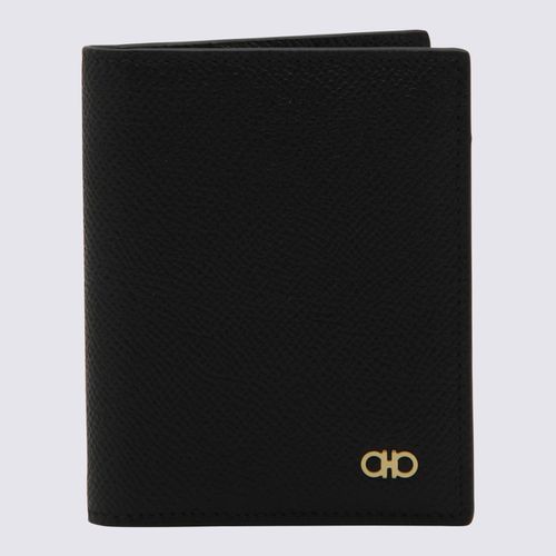 Ferragamo Black Leather Card Holder - Ferragamo - Modalova