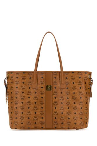 Printed Leather Reversible Liz Shopping Bag - MCM - Modalova