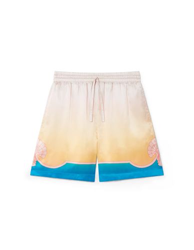 Casablanca Larc Coloré Silk Shorts - Casablanca - Modalova