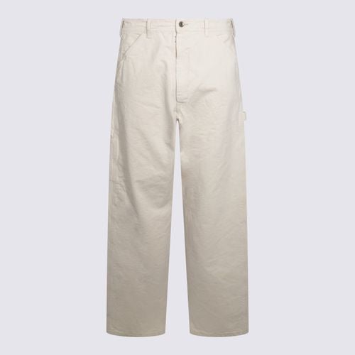 Maison Margiela Ecru Cotton Pants - Maison Margiela - Modalova