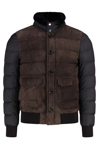 Moorer Padded Bomber Jacket - Moorer - Modalova