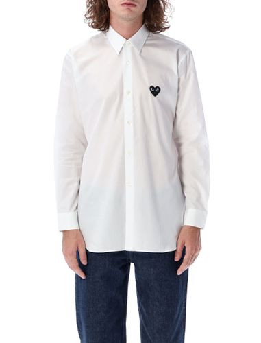 Black Heart Shirt - Comme des Garçons Play - Modalova