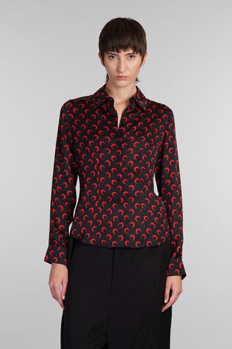 Marine Serre Shirt In Black Viscose - Marine Serre - Modalova