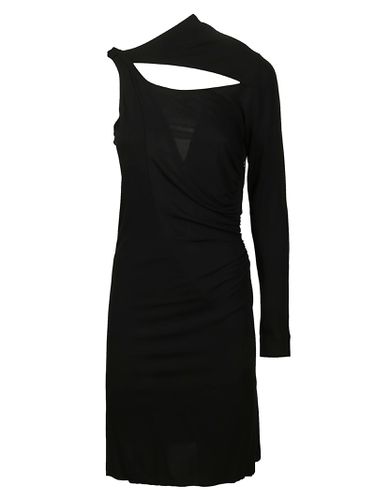 Asymmetric Slash Mini Dress - Victoria Beckham - Modalova