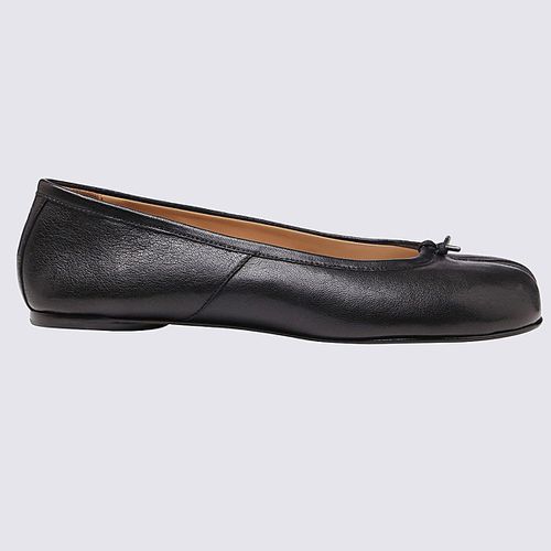 Leather Tabi Ballerina Shoes - Maison Margiela - Modalova