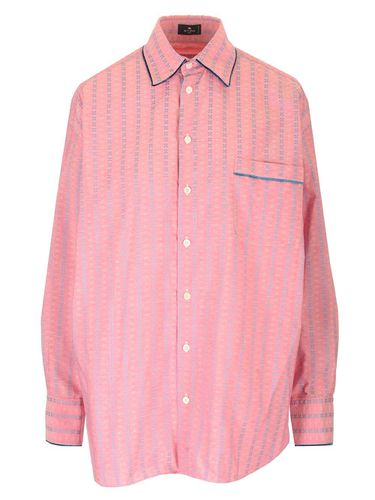 Etro Embroidered Cotton Shirt - Etro - Modalova