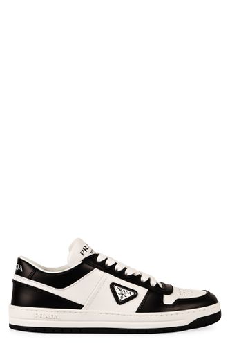 Downtown Leather Low-top Sneakers - Prada - Modalova