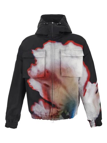 Solarised Flower Windbreaker - Alexander McQueen - Modalova