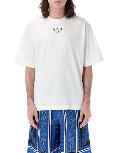 Off- Bandana Arrow Skate T-shirt - Off-White - Modalova