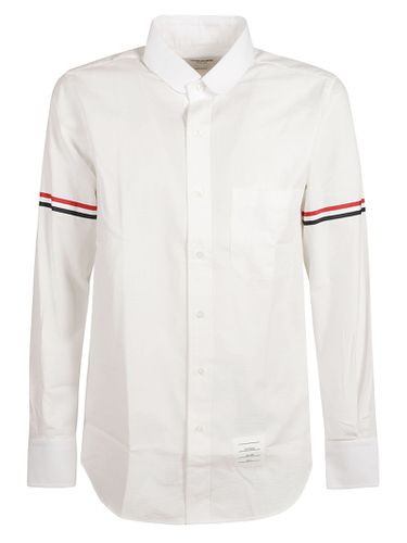 Straight Fit Round Collar Shirt - Thom Browne - Modalova